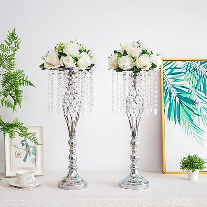 Flower Centerpieces for Wedding Tables: Wedding Table Decorations White Flower Balls Centerpieces for Engagement Cerebration Party Center Pieces 10 Packs