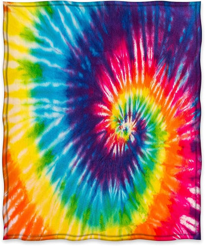 Jekeno Rainbow Gifts Blanket for Women Men, Tie Dye Colorful Throw Blankets Pride Gifts for Girls Boys Teens, Decor for Home Bed Couch
