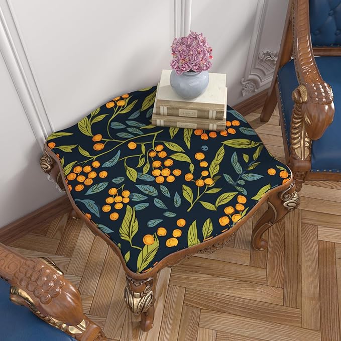 Blue Orange Green Wallpaper Peel and Stick Boho Leaves Floral Contact Paper Removable Waterproof Stick on Walls Countertop Cabinet Renter Friendly 17.5 x 118In