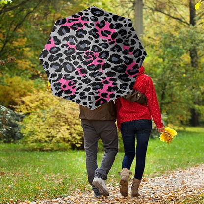 Small Compact Travel Automatic Folding Umbrella for Women, Portable Lightweight, Rain, Wind, UV Sun Shade