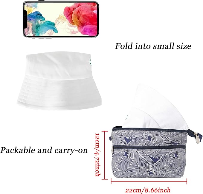 ZLYC Unisex Fashion Embroidered Bucket Hat Summer Fisherman Cap for Men Women