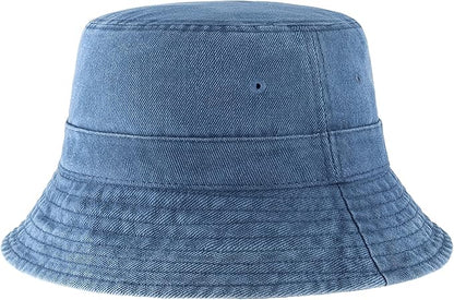 Hot Summer Bucket Hat - Trendy Cotton Sun Hat for Beach, Golf, Fishing - Fun Outdoor Vacation Boonie for Men and Women
