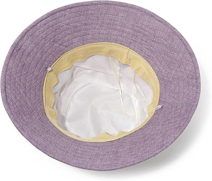 Glamorstar Cloche Hats for Women Vintage Bowler Hat Floral Fedora Bucket Hats
