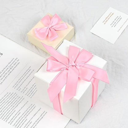 Pink Satin Ribbon, Double Faced 7/8 Inch X 50 Yards Pink Ribbon, Premium Satin Ribbons for Gift Wrapping, Crafts, Hair Bow Making, Sewing, Flower Bouquet, Wedding Party Decor