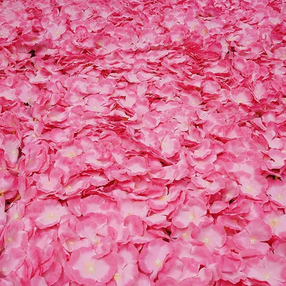20PCS Artificial Floral Wall Backdrop, 3D Flower Wall Panel, Realistic Silk Flower Backplanes, Roll Up Fake Flower Background for Valentines Wedding Party Photo Arrangement Outdoor Decor(Deep Pink)