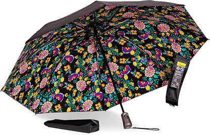 Totes Reverse Close Folding Inbrella with Auto Open Close and Compact