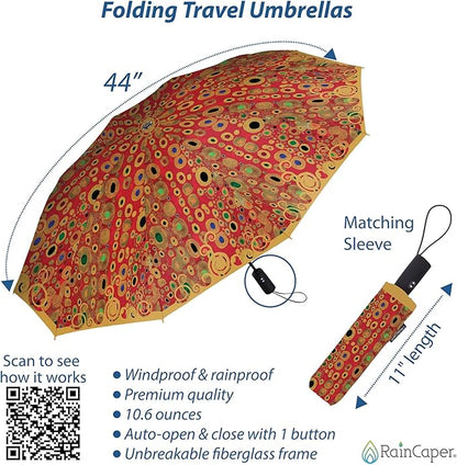 RainCaper Folding Travel Umbrellas
