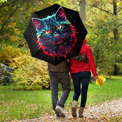Small Compact Travel Automatic Folding Umbrella for Women, Portable Lightweight, Rain, Wind, UV Sun Shade