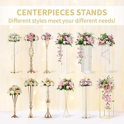 NUPTIO Flower Balls for Wedding Centrepieces - 10 Pcs 9.5in Diameter Artificial Flower Ball Arrangement Bouquet Peachy Pink & Creamy White Fake Rose Flowers Party Centerpieces for Weddings Tables