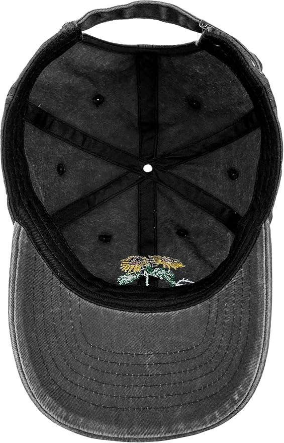 Sunshine Flower Trucker Hat Sun Baseball Cap for Women Snapback Adjustable Hats Gift