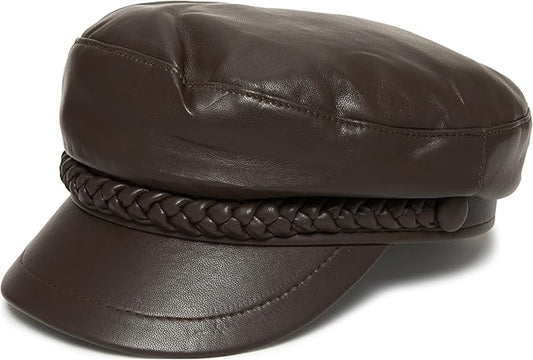 Funky Junque Newsboy Hat for Women – Trendy Greek Fisherman Cap, Classic Women's Baker Boy Newsies Hat, Ladies Fashion Caps