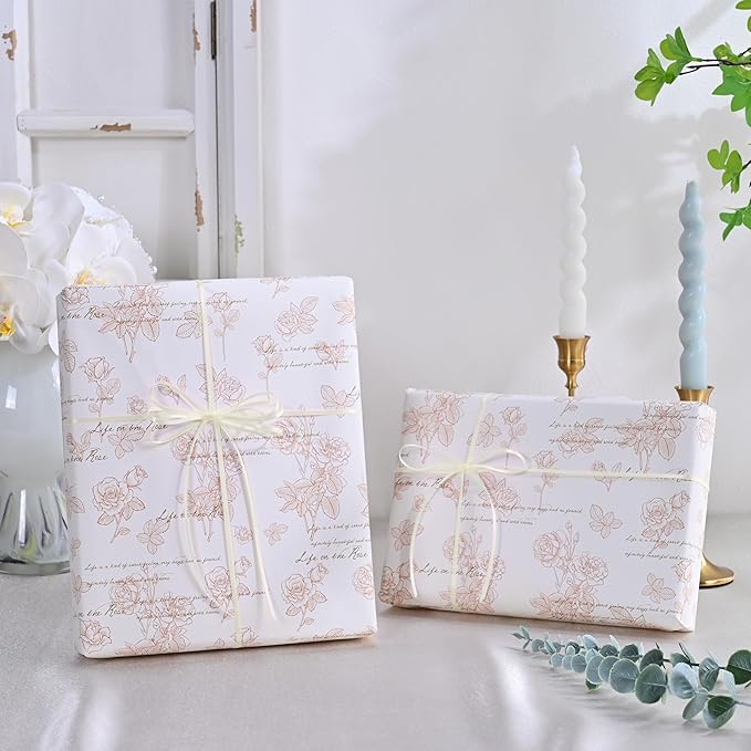 Double Face Ivory Satin Thin Ribbon 1/8 inch X 50 Yards Polyester Ivory Ribbon for Gift Wrapping Very Suitable for Weddings Party Hair Bow Invitation Decorations and More