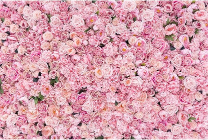 Roses Flowers Backdrop Valentine's Day Pink Rose Photography Background Floral Red Rose Backdrop for Birthday Wedding Baby Shower Anniversary for Various Floral Roses Backdrops Adults Props 15x8ft