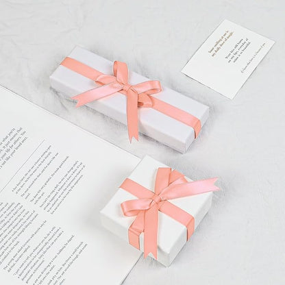 Peach Satin Ribbon, Double Faced 1/2 Inch X 50 Yards Peach Ribbon, Premium Satin Ribbons for Gift Wrapping, Crafts, Hair Bow Making, Sewing, Flower Bouquet, Wedding Party Decor