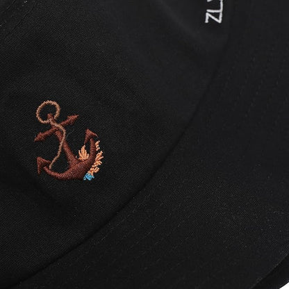 ZLYC Unisex Fashion Embroidered Bucket Hat Summer Fisherman Cap for Men Women
