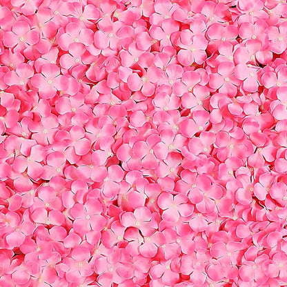 Flower Wall Panels, 10Pcs Artificial Flower Wall 3D Flower Wall Backdrop Pink Silk Rose Floral Decorative Faux Flower Wall Background for Wedding Home (Pink,15.7 * 23.6 in)