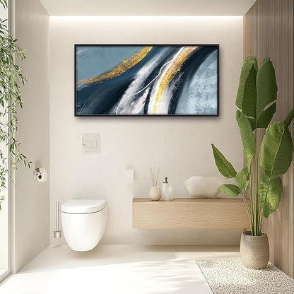 Abstract Large Wall Art Framed Wall Decor for Living Room Abstract Pictures Oversized Canvas Print Painting Modern Extra Large Artwork for Bedroom Office Home Decor 60"x30"