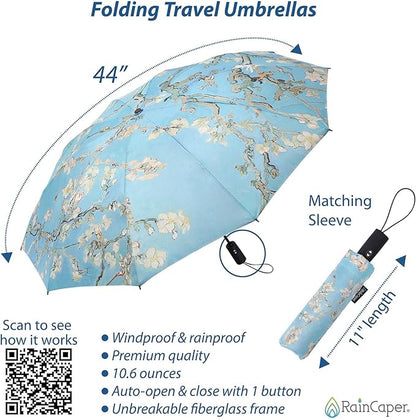 RainCaper Folding Travel Umbrellas
