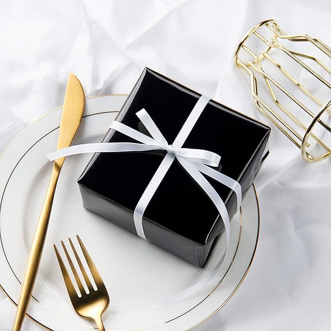 RUSPEPA Black Wrapping Paper - 81.5 Sq Ft - Solid Color Paper Perfect for Wedding,Birthday,Christmas,Baby Show - 30 inches x 32.8 feet