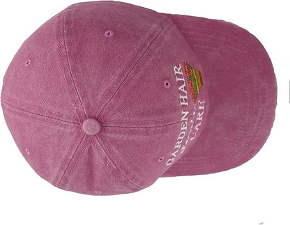 OASCUVER Garden Hair Don’t Care Hats for Women Mom, Adjustable Wash Cotton Embroidered Gardening Baseball Cap