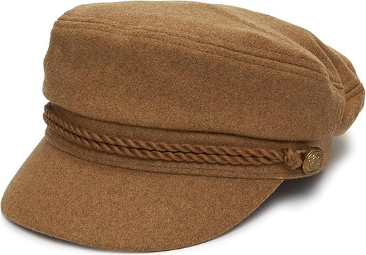 Funky Junque Newsboy Hat for Women – Trendy Greek Fisherman Cap, Classic Women's Baker Boy Newsies Hat, Ladies Fashion Caps