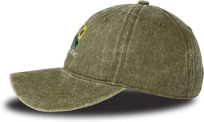Sunshine Flower Trucker Hat Sun Baseball Cap for Women Snapback Adjustable Hats Gift