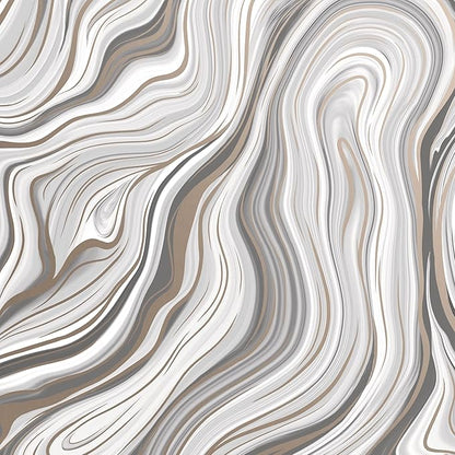 Jillson Roberts Bulk Gift Wrap, Everyday Gift Wrapping Supplies, Marbelized Silver, 1/4 Ream 208 feet x 30 inches