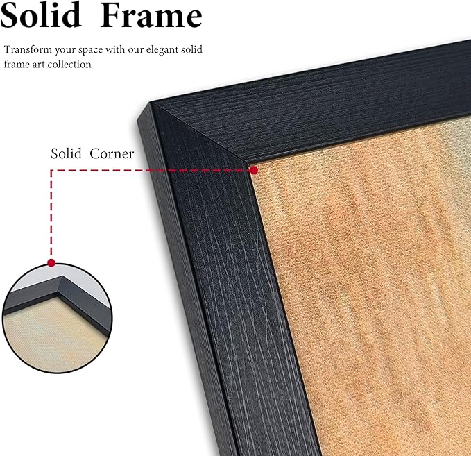 Elephant Large Wall Art Framed Wall Decor for Living Room Rustic Tropical Jungle Pictures Oversized Canvas Print Painting Modern Extra Large Framed Artwork for Bedroom Office 36"x24"