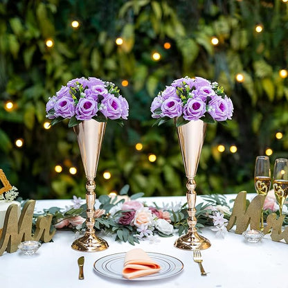 Flower Centerpieces for Wedding Tables: Wedding Table Decorations Lilac Flower Balls Centerpieces for Engagement Cerebration Party Center Pieces 10 Packs