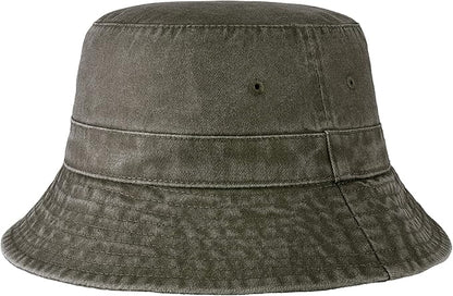 Hot Summer Bucket Hat - Trendy Cotton Sun Hat for Beach, Golf, Fishing - Fun Outdoor Vacation Boonie for Men and Women