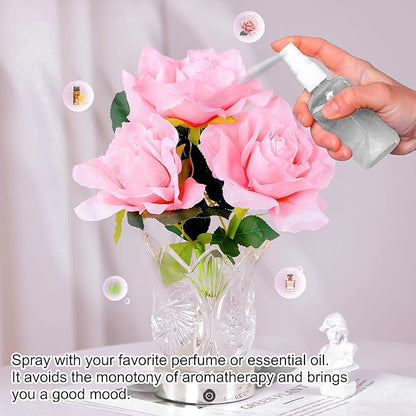 Artificial Pink Rose LED Lamp for Womens Gifts, Pink Rose Night Light for Relaxation and Serenity, Womens Mom Wife Friends Mom Daughter Valentine Anniversary Christmas Birthday Gifts(PINK ROSE)