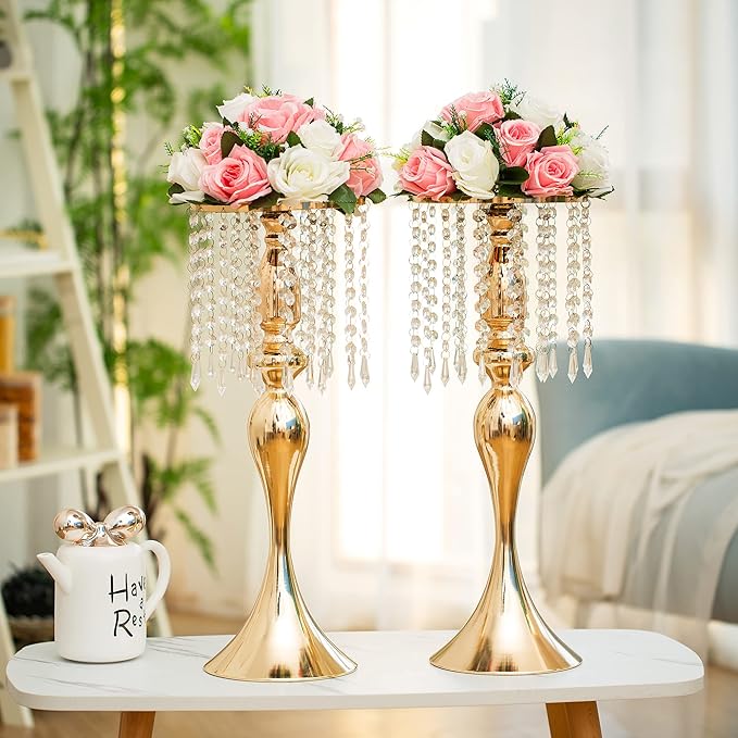 Flower Centerpieces for Wedding Tables: Wedding Table Decorations Pink & White Flower Balls Centerpieces for Engagement Cerebration Party Center Pieces 6 Packs