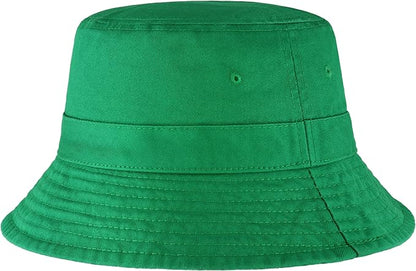 Hot Summer Bucket Hat - Trendy Cotton Sun Hat for Beach, Golf, Fishing - Fun Outdoor Vacation Boonie for Men and Women