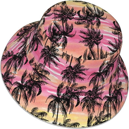 Hat Reversible Fisherman Hats Double Sided Wearing for Women Men Boys Girls