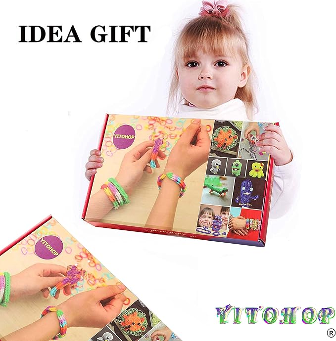 12080+ Loom Bands Kit, Rubber Bands for Bracelet Making Kit, DIY Art Craft Loom Bracelet Kit,2026 Creativity Birthday Gift Ideal Christmas Gifts