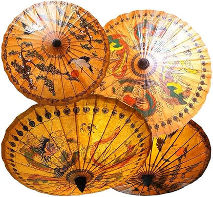Chinese Japanese Handmade Parasol Umbrella,Asian Decoration DIY Art Dance Classical Umbrella for Wedding Parties Photography Costumes Cosplay