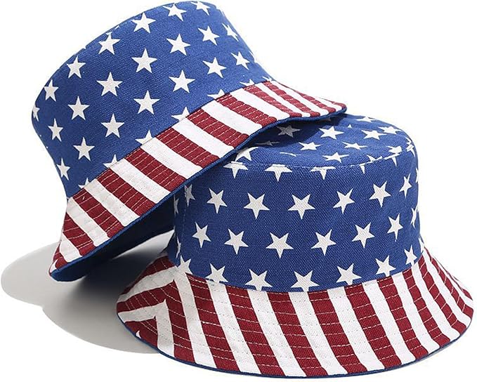 Mashiaoyi Unisex Print Double-Side-Wear Reversible Bucket Hat