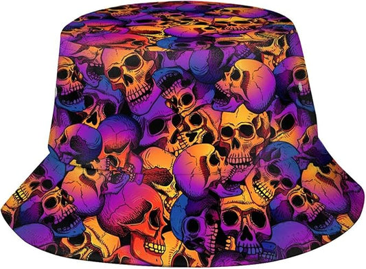 Bucket Hat for Women Men Funny Halloween Hats Packable Outdoor Fisherman Hats Caps Unisex