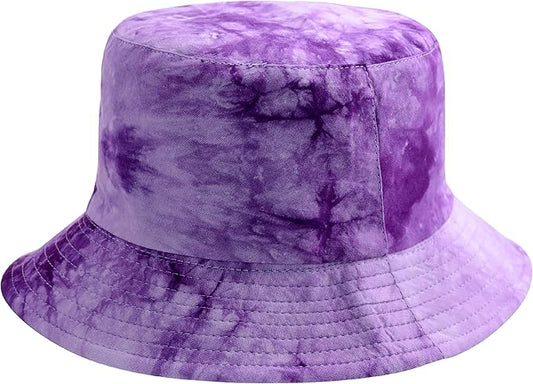 Flower Reversible Bucket Hat Cotton Summer Travel Beach Sun Hats Emboridery for Women Men