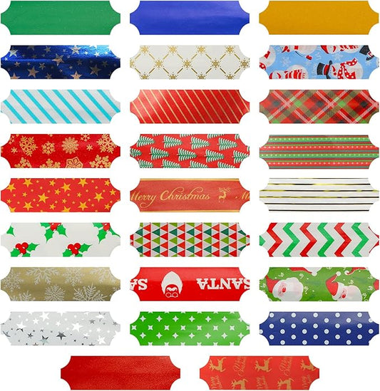 3 otters 26Pcs Christmas Bows for Gift Wrapping, 6.2inch Christmas Pull Bows for Xmas Present Gift Wrapping Holiday Decorative