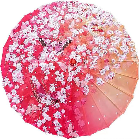 Chinese Japanese Handmade Parasol Umbrella,Asian Decoration DIY Art Dance Classical Umbrella for Wedding Parties Photography Costumes Cosplay