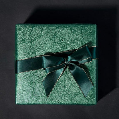 WRAPAHOLIC 30 Inch Green Wrapping Paper Roll - Jumbo Roll Reversible Green and Black for Birthday, Holiday, Wedding, Baby Shower Wrap - 30 inch x 16.5 feet