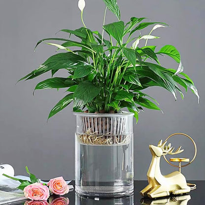 3 Acrylic Cylinder Clear Vase, Extra Large Unbreakable Plastic Flower Vases for Home Decor Centerpieces Hydroponic Plant Flower Shop Decorative (D 9.8" -D7.9 -D D6)