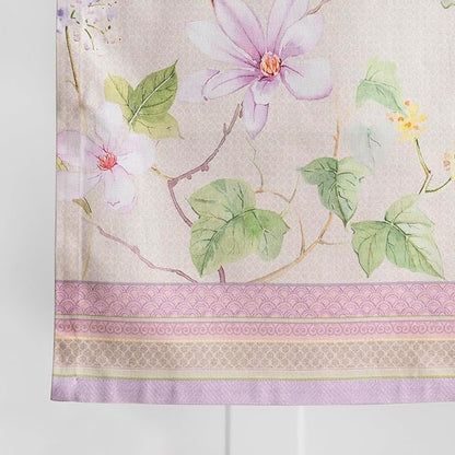 Maison d' Hermine Table Runner 100% Cotton Single Layer Table Runners 108 inches Long Decorative for Home Kitchen Dining Party Wedding Bridal Shower Spring Summer (Magnolia Mornings, 14.50" x 108")