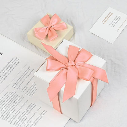 Premium Double Faced Peach Satin Ribbon, 7/8 Inch X 25 Yards, Polyester, Perfect for Gift Wrapping, Crafts, Wedding Decor, Formal Occasions