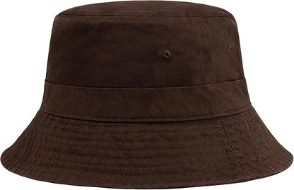 Hot Summer Bucket Hat - Trendy Cotton Sun Hat for Beach, Golf, Fishing - Fun Outdoor Vacation Boonie for Men and Women