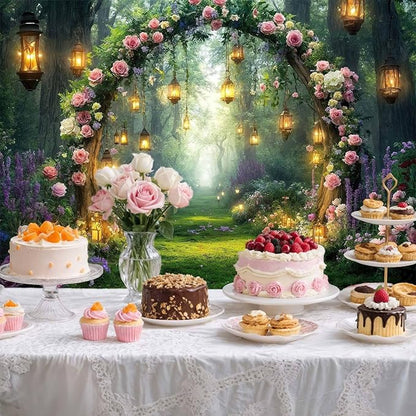 8x6ft Purple Flower Wedding Photography Backdrop Lavender Floral Wedding Bridal Photography Backdrop Anniversary Birthday Baby Shower Girl Party Banner Photo Booth Props Background Wall Decor