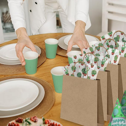 Succulent Printed Tissue Paper for Gift Bags or Boxes and Wrapping - Bulk Cactus Decorative Art Tissue Paper for Packaging and Gifting | 24 Sheets 20" x 30"