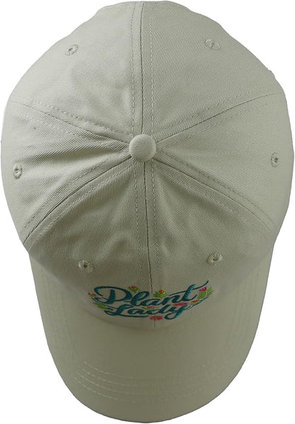 Plant Lady Hats for Women, Funny Cotton Embroidered Plant Garden Lovers Baseball Cap