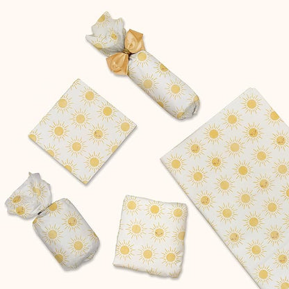 Pro Supply Global Suns Printed Tissue Paper for Gift Bags or Boxes and Wrapping - Summer Sunshine Bulk Decorative Art Tissue Paper for Packaging and Gifting | 24 Sheets 20" x 30"